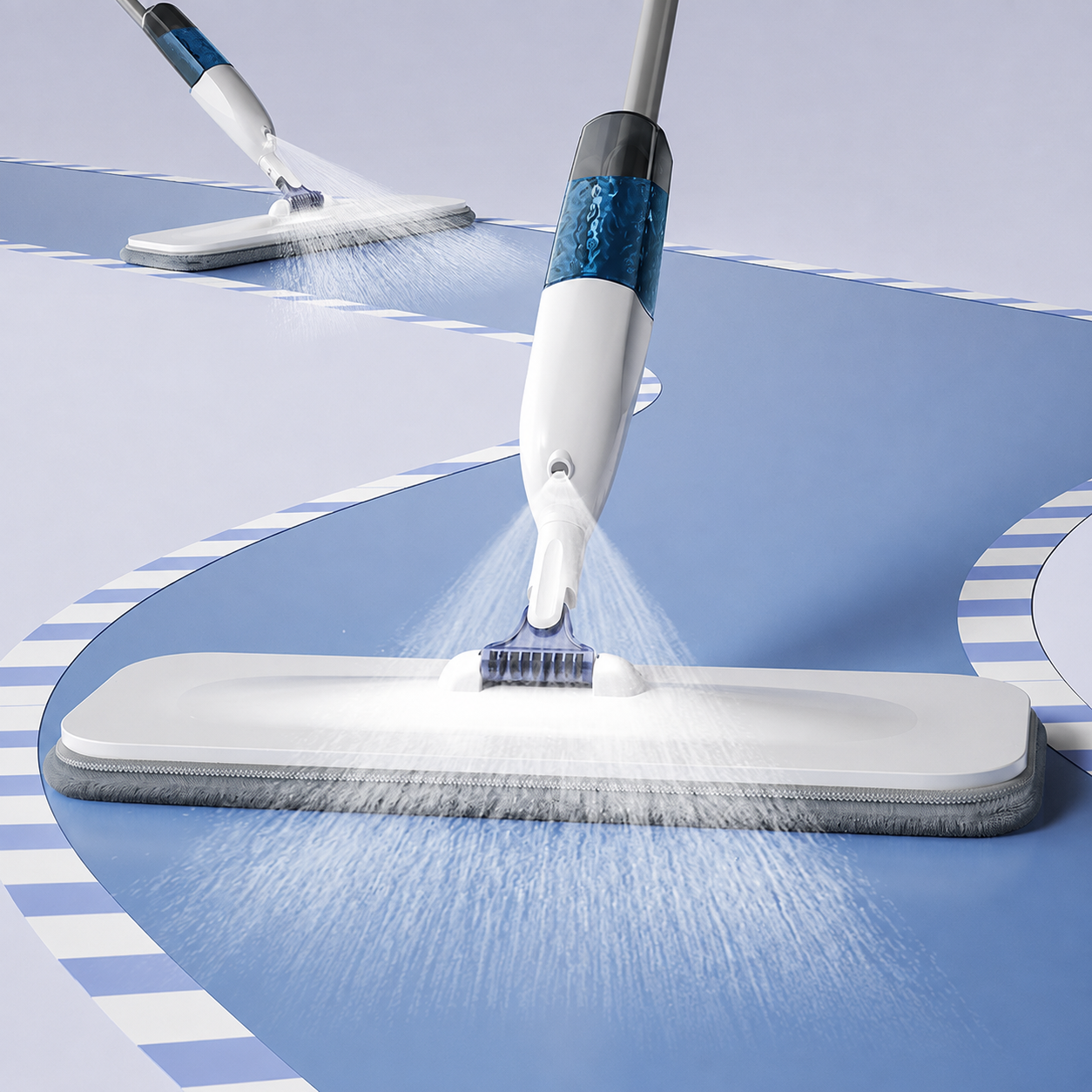 360° Rotating Spray Flat Mop