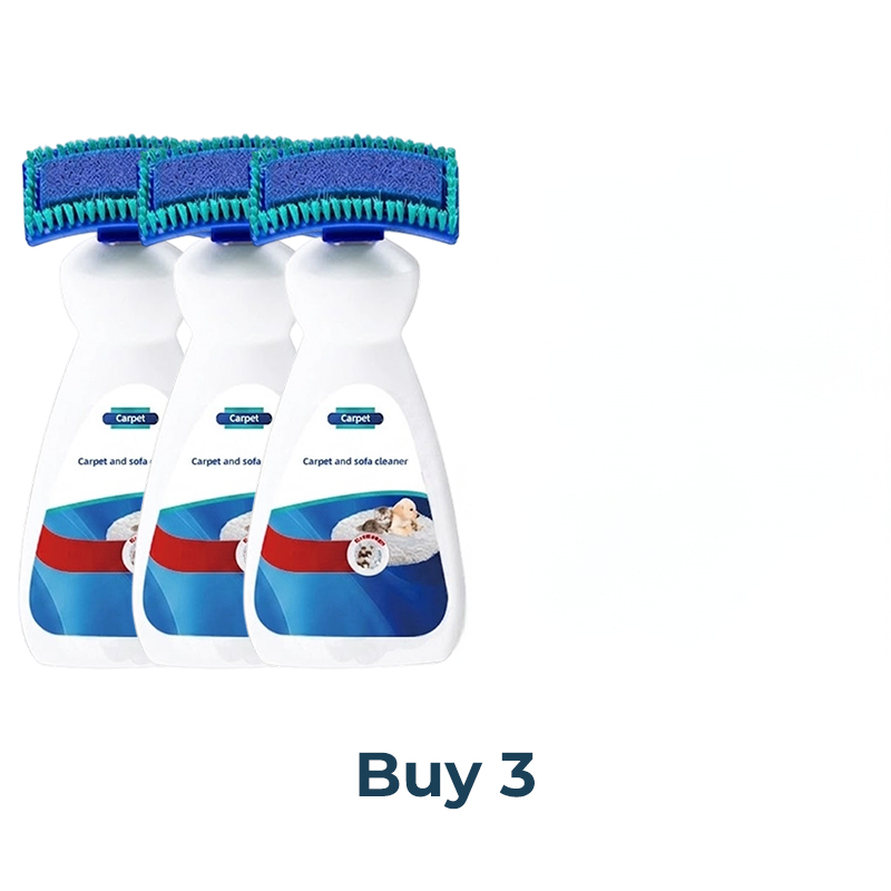 ๐งฝ Instant No-Wash Carpet & Sofa Cleaner with Scrub Brush โ Tough Stain & Grease Remover, Ideal for Furniture, Car Seats & Home ๐