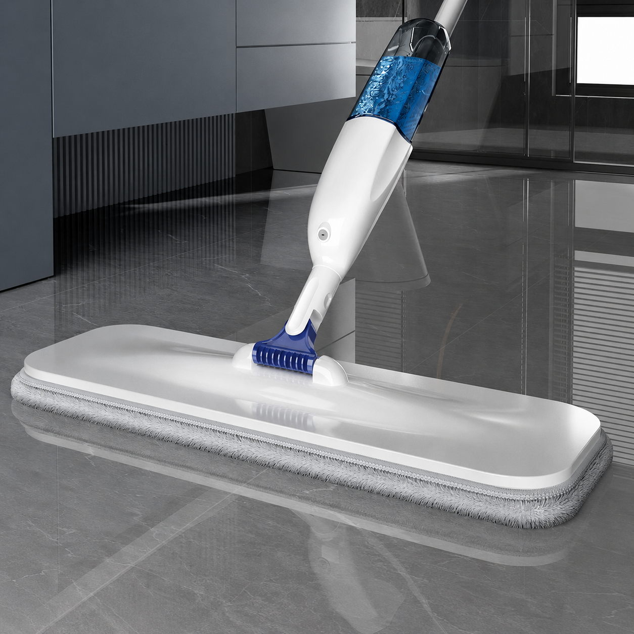 360° Rotating Spray Flat Mop