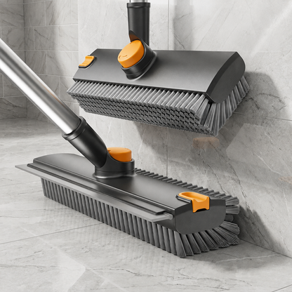 Upgraded 360° Rotating V-Shaped Floor Scrub Brush