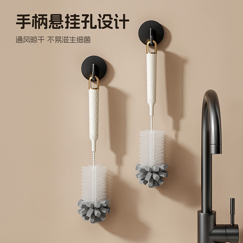 2-in-1 Long Handle Bottle & Cup Cleaning Brush