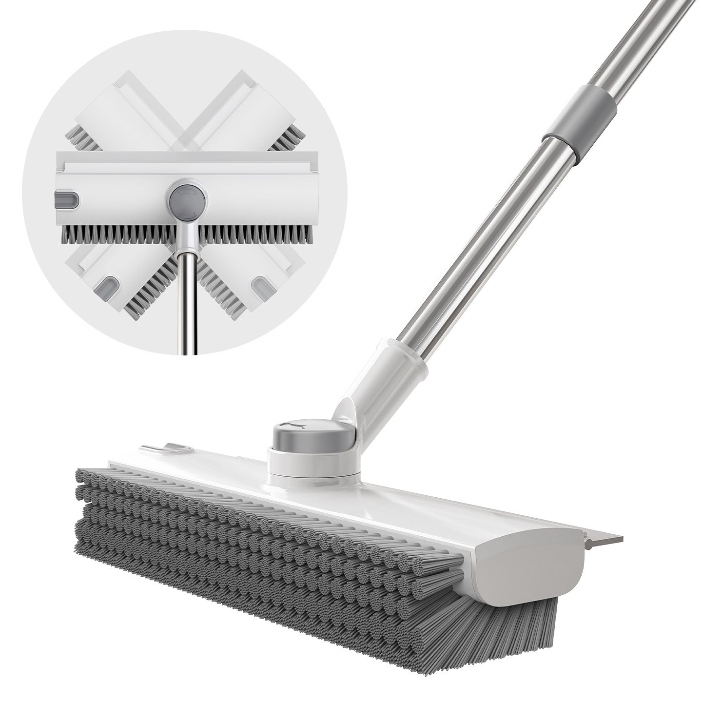 Upgraded 360° Rotating V-Shaped Floor Scrub Brush