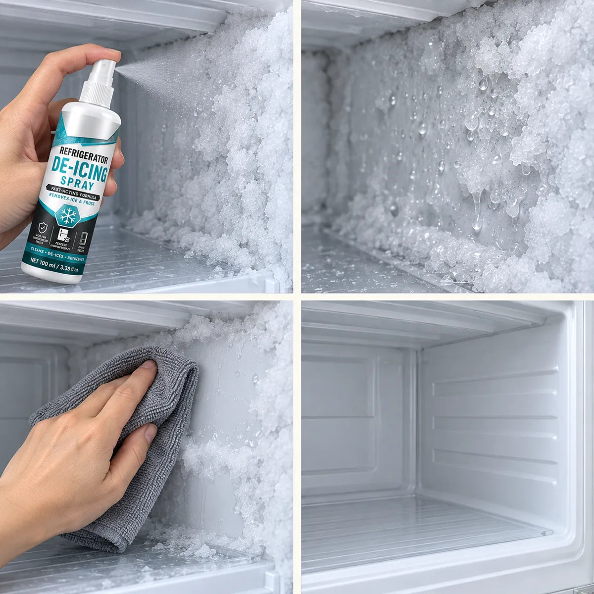 From stubborn frost to usable space.