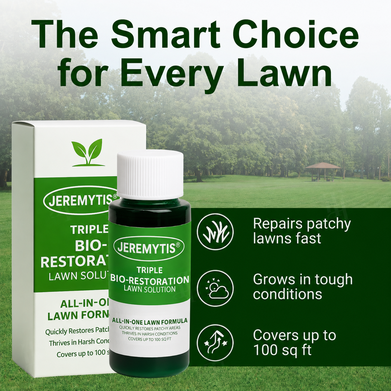 JEREMYTIS® Triple Bio-Restoration Lawn Solution