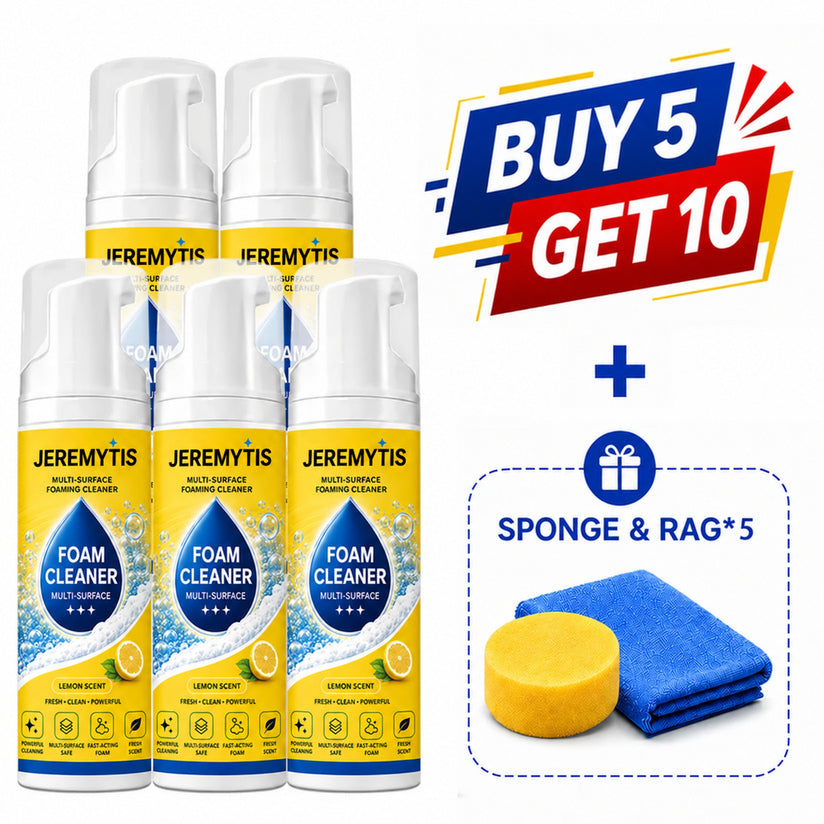 Over 100,000 jars sold💕 – Foam No-Rinse Cleaner — One Foam, More Surfaces for Tough Stains, Sofas, Carpets, Upholstery & Car Interiors.