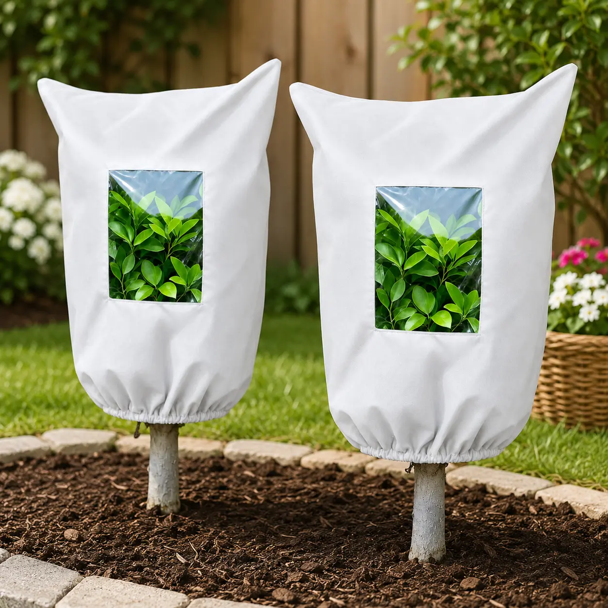 ⏳🔥LIMITED-TIME 50% OFF! ⏰WINTER GARDEN ESSENTIAL | Plant Frost Protection Cover – Breathable Reusable Cover for Shrubs, Pots & Young Trees