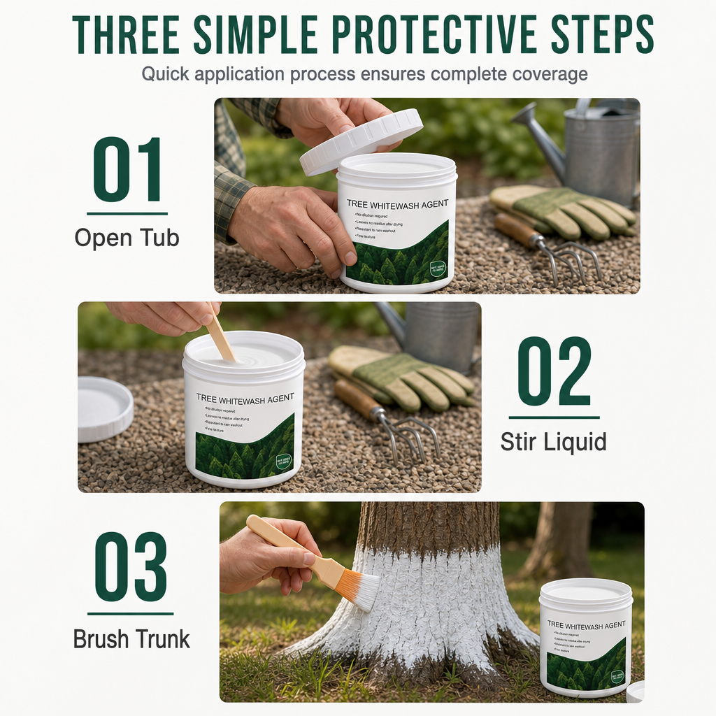 Oxelunari Tree Trunk Whitewash Kit