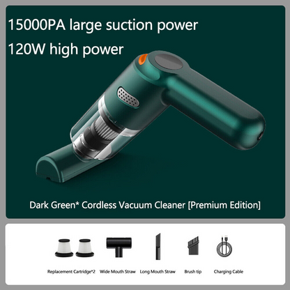 Limited-time 50% off Cordless car vacuum – 10000Pa suction, lightweight, long battery life!