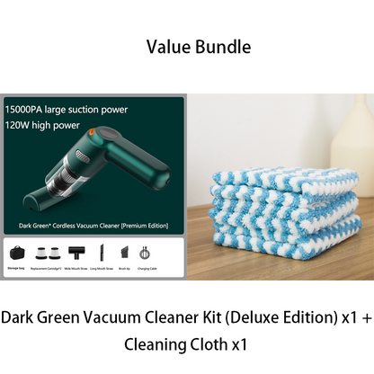 Limited-time 50% off Cordless car vacuum – 10000Pa suction, lightweight, long battery life!