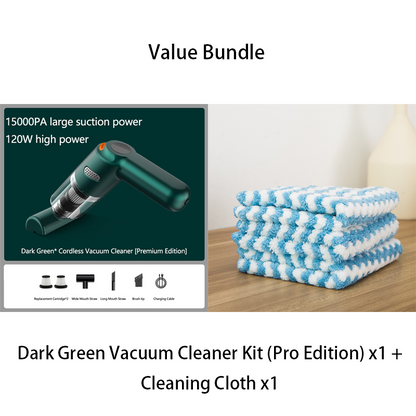 Limited-time 50% off Cordless car vacuum – 10000Pa suction, lightweight, long battery life!