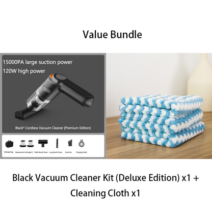 Limited-time 50% off Cordless car vacuum – 10000Pa suction, lightweight, long battery life!