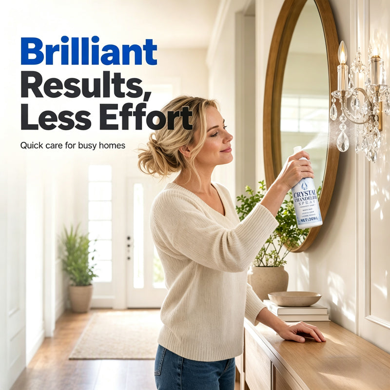 🔥Buy 1 Get 1 Free🎁Crystal Chandelier Cleaner Spray‑Streak‑Free Instant Shine Spray
