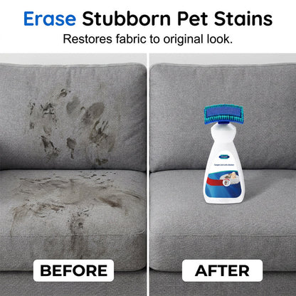 🧽 Instant No-Wash Carpet & Sofa Cleaner with Scrub Brush – Tough Stain & Grease Remover, Ideal for Furniture, Car Seats & Home 🌟