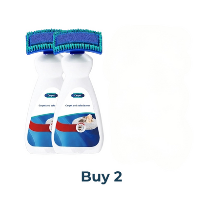 🧽 Instant No-Wash Carpet & Sofa Cleaner with Scrub Brush – Tough Stain & Grease Remover, Ideal for Furniture, Car Seats & Home 🌟