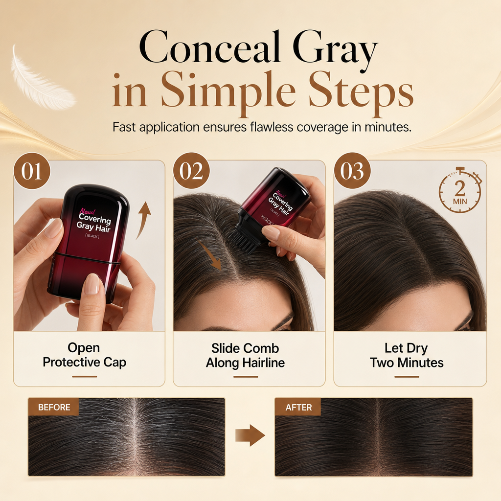 Hair color touch-up stick reference image 8