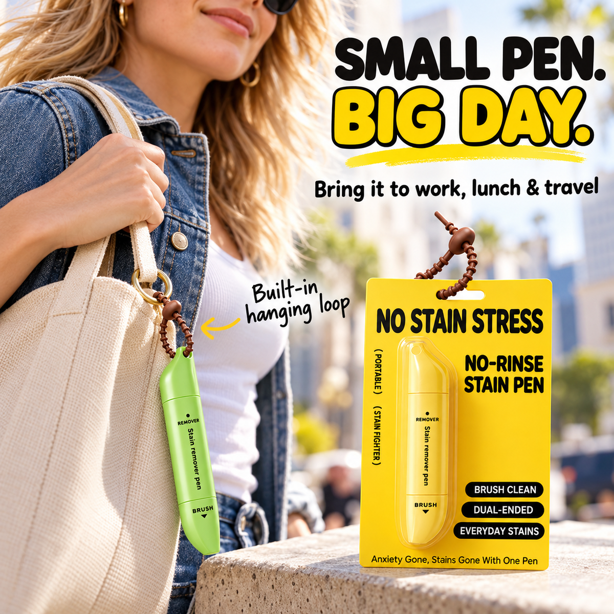 Portable dual-head stain remover pen product image 5