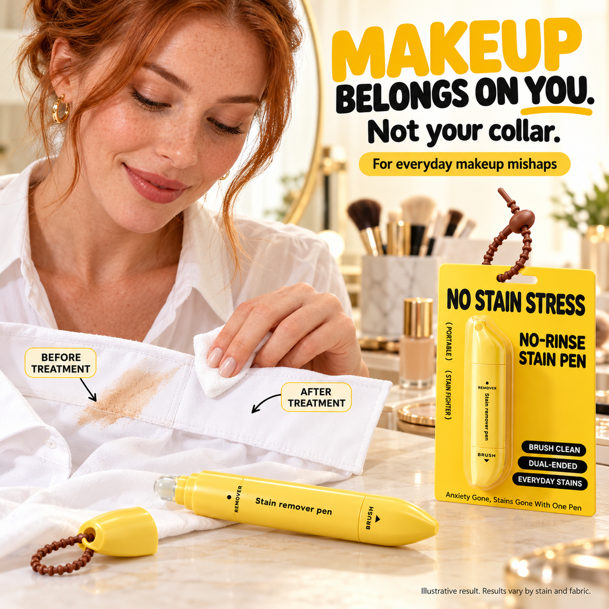 Portable dual-head stain remover pen product image 7