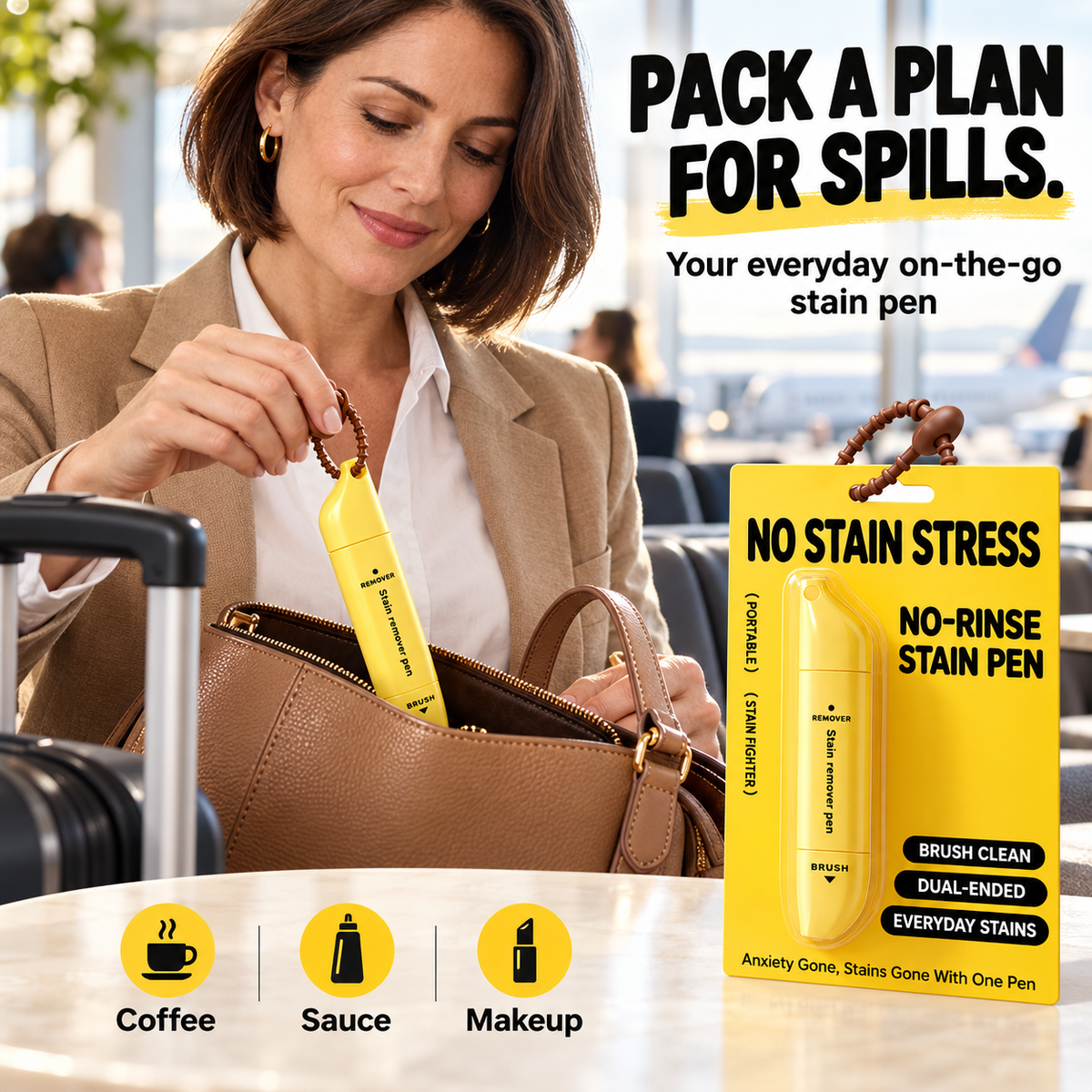 Portable dual-head stain remover pen product image 9